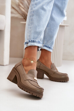 Polobotky na podpatku model 199314 Step in style 40