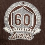 Mitchell & Ness Pánská kšiltovka Los Angeles Lakers NBA Brown and Cream Snapback