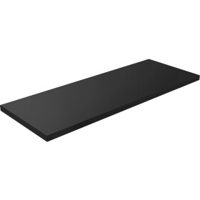 CERANO - Deska pod umyvadlo Navira Pro - černá matná - 140x3,6x46 CER-663094