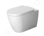 DURAVIT - ME by Starck Stojící WC, zadní odpad, s WonderGliss, alpská bílá 21690900001