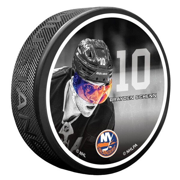 Mustang Puk New York Islanders NHL #10 Schenn Neon Visor