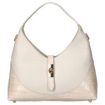 Luxusní dámská kožená kabelka do ruky Elizaveta, béžová