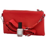 Stylová malá crossbody kabelka Perlla new, červená