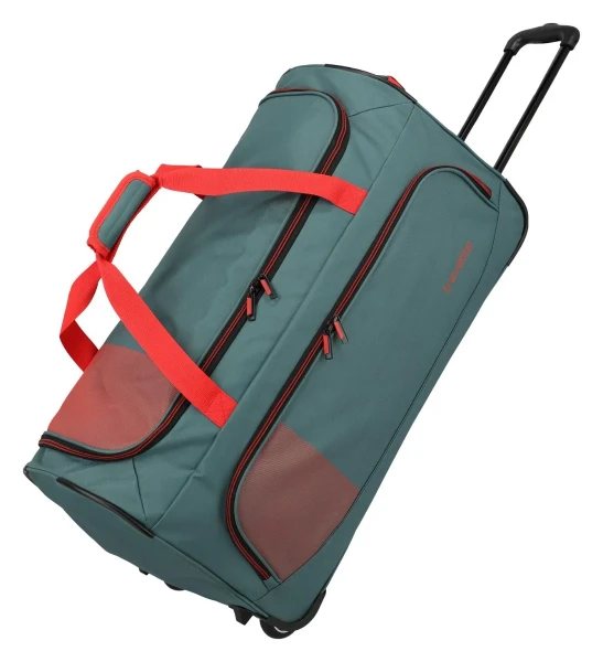 Travelite Basics Fresh Wheeled duffle L Green/orange 89 L TRAVELITE-9000277-82