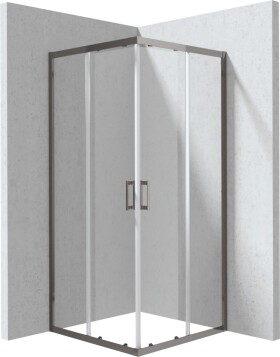DEANTE - Funkia Evo čtvercový sprchový kout, čtvercový, 80x80 cm, KYC_D088P