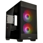 Lian Li Lacool 205M Mesh černá / mATX / mini-ITX / 2xUSB 3.2 A / bez zdroje / průhledná bočnice (LANCOOL 205M Mesh Black)