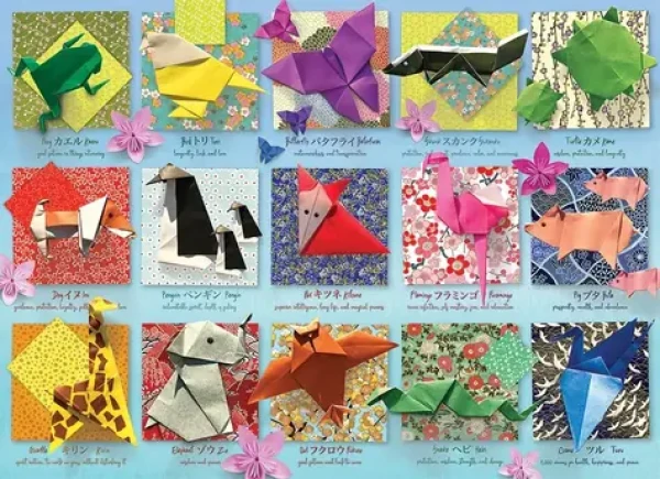 COBBLE HILL Puzzle Origami zvířátka