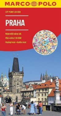 Praha 1:20 000 mapa města
