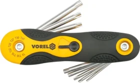 Vorel Sada klíčů TORX 8 ks CrV / Sada klíčů / TORX / CrV / 8 ks