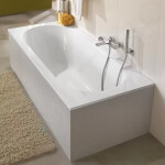 VILLEROY & BOCH - Oberon Vana Solo 1800x800x470 mm, Quaryl, bílá UBQ180OBE2V-01