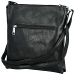 Stylová dámská koženková crossbody kabelka Melisandra, černá
