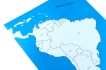 Moyo Montessori Moyo Montessori Kontrolní mapa - Jižní Amerika Nová - s popisky