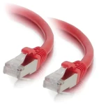 Mercodan červená / Síťový kabel / CAT-6a / S/FTP / 10 m (371914100)