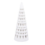 Räder LED lucerna Fir Tree 11 cm, bílá barva, porcelán