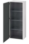 DURAVIT - L-Cube Skříňka vysoká 132x50x36 cm, levá, lesklá bílá LC1179L2222