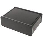 Hammond Electronics 1455T1202BK univerzální pouzdro 120 x 165 x 52 hliník extrudovaný černá 1 ks