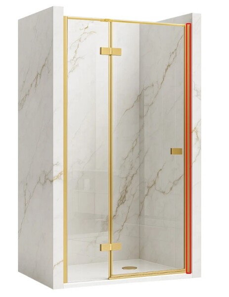 REA - Magnetický stěnový profil ATLAS broušené zlato REA-K6750