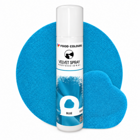 Sametový sprej Food Colours Blue (100 ml)