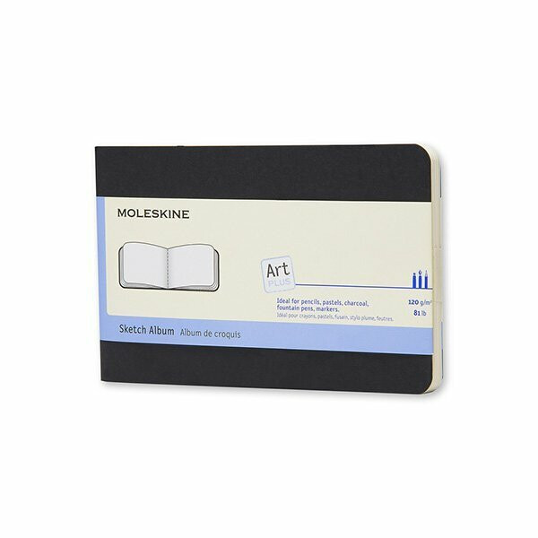 Skicář Moleskine Album, S - černý