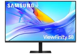 37" Samsung ViewFinity S80UD černá / Monitor / VA / 4K UHD 3840×2160 / 60Hz / 350 cd/m2 / HDMI + DP + USB-C / KVM (LS37D804UAUXEN)