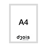 Djois Magneto LEAN, A4, šedý, 10 ks