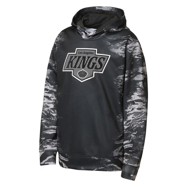 Outerstuff Dětská mikina Los Angeles Kings NHL Team Dynamics Pullover Sublimated Velikost: Dětské L (158 – 164)