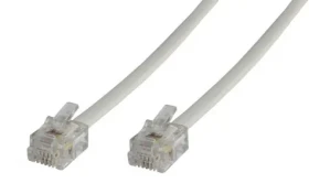 MicroConnect Modulární kabel RJ12 2m bílá (MPK102)
