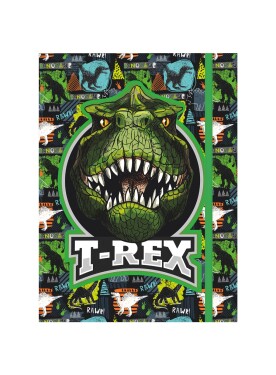 Box na sešity s gumou T-REX 3D A4 (315x240mm) 130gr/m2