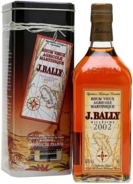 J.Bally Millesime 2002 / Rum / Martinique / Agricole / 43% / 0,7 l (3306230200119)