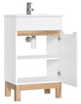 COMAD - Skříňka pod umyvadlo 50cm 1 dvířka BALI bílá 5907611647493