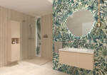 Sprchová vanička obdélníková SAT Fusion 100x90 cm litý mramor Beige SATFU10090BE SATFU10090BE