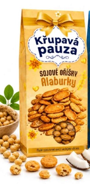 Křupavá pauza Sójové oříšky Alaburky 50g