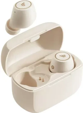 Edifier TWS1 Pro béžová / bezdrátová sluchátka / mikrofon / TWS / Bluetooth 5.2 / IP65 / dobíjecí pouzdro (TWS1 Pro ivory)