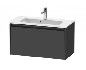 DURAVIT - Ketho.2 Umyvadlová skříňka 44x81x39 cm, 1 zásuvka, grafit mat K25056049490000