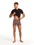 Pánské merino boxerky ICEBREAKER Mens 125 ZoneKnit Boxers, Carob velikost: S