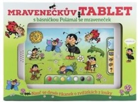 Mravenečkův tablet plast na baterie se zvukem v krabici