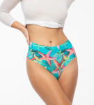 Kalhotky Sea Stars Simple Brasil Maxi zeleno-červené - Julimex XXL