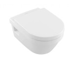 GEBERIT - Duofix Set předstěnové instalace, klozetu a sedátka Villeroy Boch, tlačítka Sigma30, DirectFlush, SoftClose, CeramicPlus, matný chrom/chrom SANI11CK2115