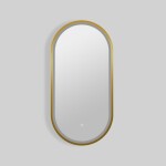 Zrcadlo se senzorem SAT Aurum 40x80 cm broušené zlato SATZAUR4080BZ SATZAUR4080BZ