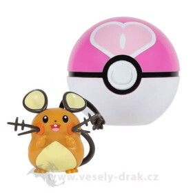 Pokémon Clip and Go Love Ball - figurka Dedenne