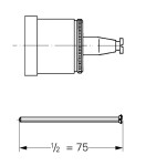 GROHE - Náhradní díly Prodlužovací sada, chrom 06086000