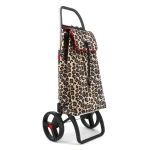 Rolser I-Max Wild 2 Logic RSG leopardí vzor / Nákupní taška na kolečkách / Objem 43 l / Nosnost 40 kg