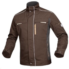 Montérková bunda URBAN H6462 pánská hnědá 5XL hnědá