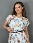 HOSH Šaty Mina Velikost: UNI, Barva: Hnědá