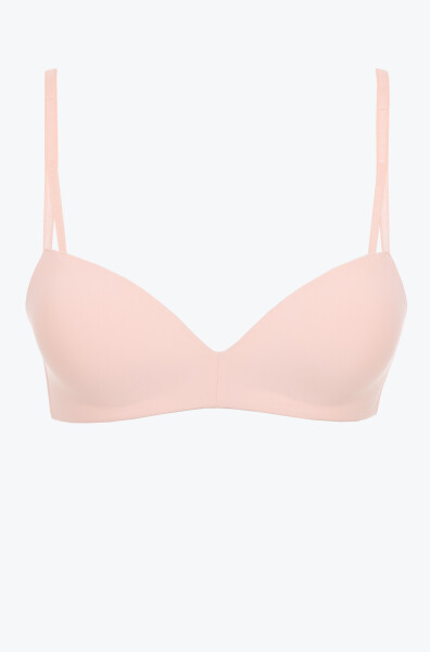 Dámská podprsenka Wireless Push-Up Bra Seductive Comfort 000QF6017E A4E broskvová - Calvin Klein 80B