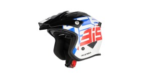 Přilba Acerbis Jet Aria Sport bílá/modrá/červená bílá/modrá/červená L