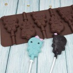 Dortisimo Silikonová forma na lízátka Perníčci 10 cm