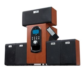 GENIUS repro SW-HF 5.1 6000 Ver. II/ 5.1/ 200W/ Dřevěné/ Dálkový ovladač EDF_415988