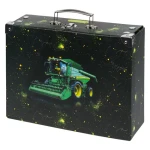 BAAGL Skládací školní kufřík Traktor s kováním / 32.5 x 10.5 x 26 cm