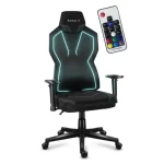 Huzaro Combat 6.2 RGB černá / Herní židle / nastavitelná / nosnost až 140 kg (HZ-COMBAT 6.2 BLACK RGB)